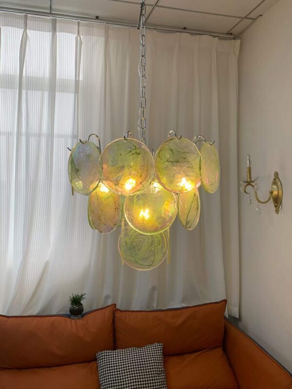 Luxury Glass Colored Chandelier