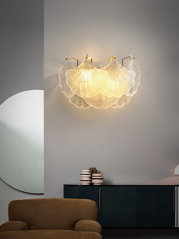Luxury Crystal Maple Wall Sconce