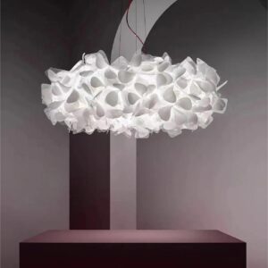 Simple Glass Chandelier for Bedroom Living Room Dining Room