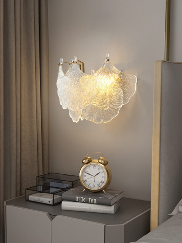 Luxury Crystal Maple Wall Sconce