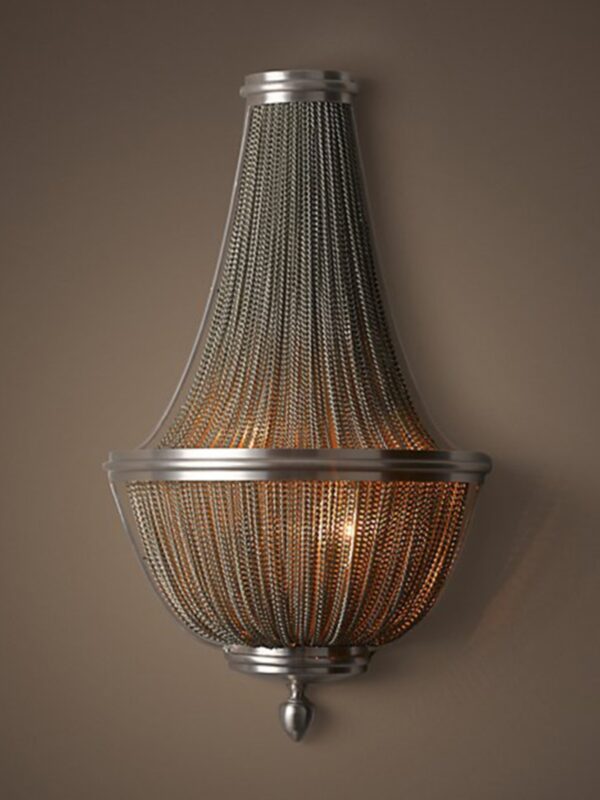 Luxury Retro Black Tassel Wall Sconce