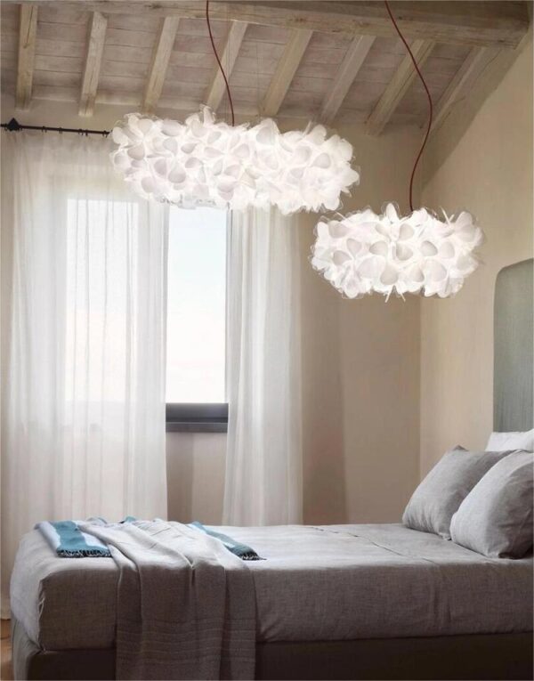 Simple Glass Chandelier for Bedroom Living Room Dining Room