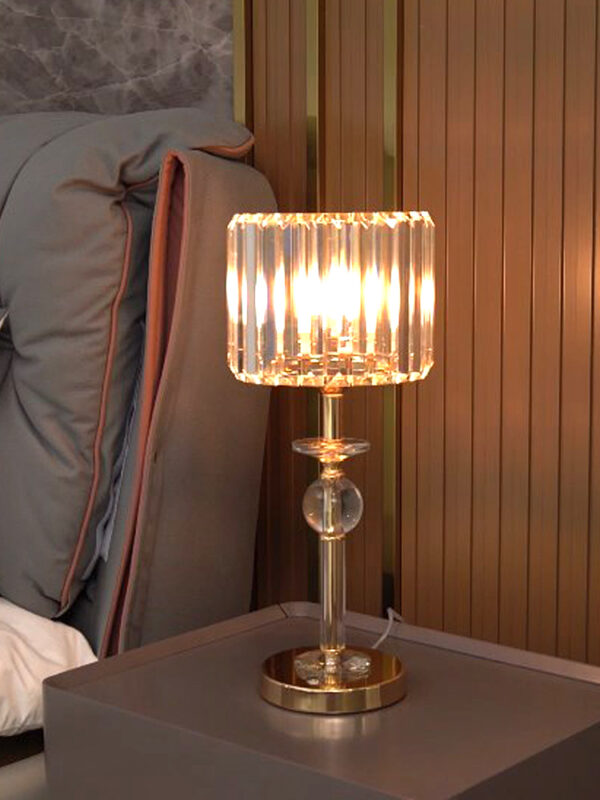 Luxury Crystal Bedside Table Lamps