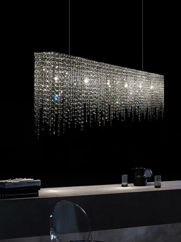 Bar Guide Luxury Crystal Chandelier