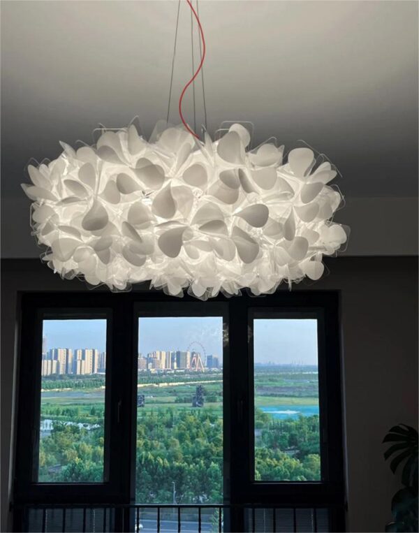 Simple Glass Chandelier for Bedroom Living Room Dining Room