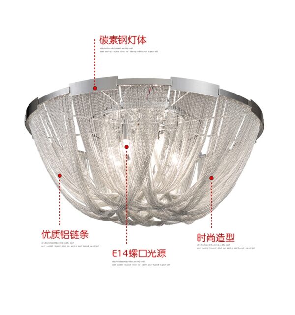 Simple Glass Chandelier for Bedroom Living Room Dining Room