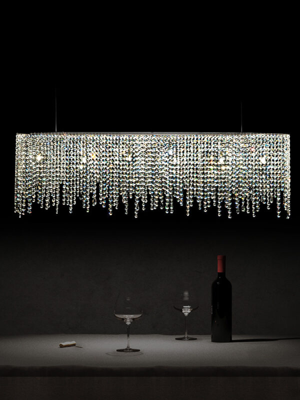 Bar Guide Luxury Crystal Chandelier