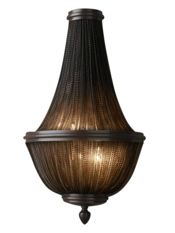 Luxury Retro Black Tassel Wall Sconce