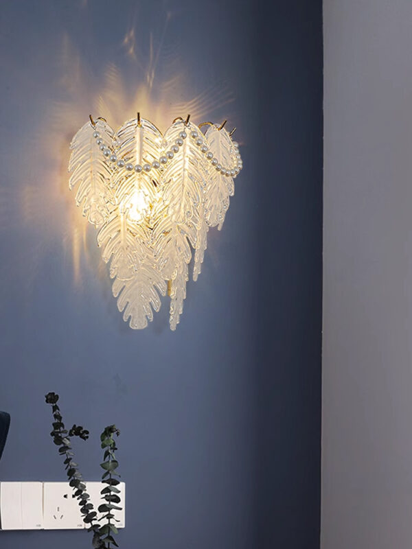 Luxury Crystal Pearl Wall Sconce