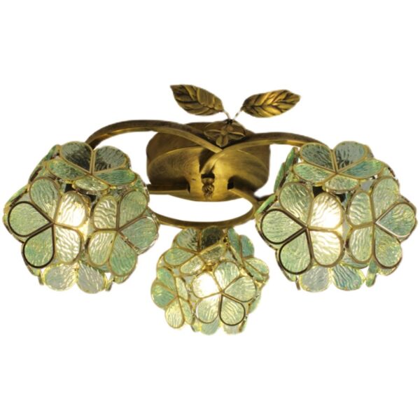 Simple Glass Chandelier for Bedroom Living Room Dining Room