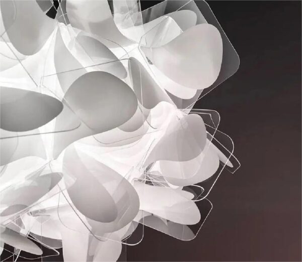 Simple Glass Chandelier for Bedroom Living Room Dining Room