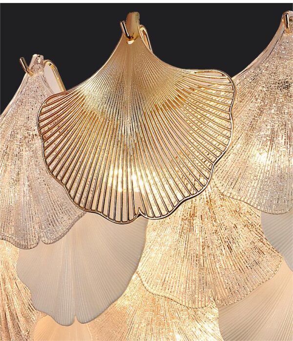 Simple Glass Chandelier for Bedroom Living Room Dining Room